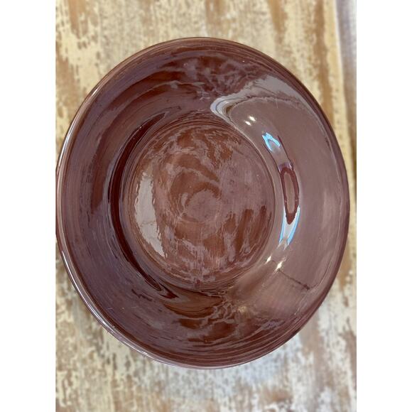 Pottery Barn Brown Dinner Plates โ Set of 2, 12โ Hand-Glazed Ceramic Dinnerware - Picture 2 of 3
